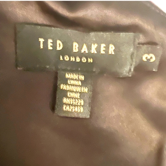 NWOT Ted Baker Floral Midi Sheath Dress - Picture 4 of 4